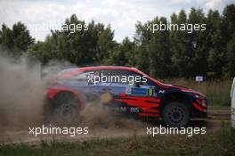 Ott Tanak (EST) / Martin Jarveoja (EST) Hyundai Shell Mobis WRT, Hyundai i20 Coupe WRC. 15-18.07.2021. FIA World Rally Championship Rd 7, Rally Estonia, Tartu, Estonia.