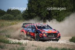 8, Ott Tanak, Martin Jarveoja, Hyundai Shell Mobis WRT, Hyundai i20 Coupe WRC.  15-18.07.2021. FIA World Rally Championship Rd 7, Rally Estonia, Tartu, Estonia.