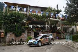 Adrien Fourmaux (FRA) / Renaud Jamoul / (BEL) M-Sport Ford WRC, Ford Fiesta WRC. 09-12.09.2021. FIA World Rally Championship, Rd 9, Acropolis Rally Greece, Athens, Greece.