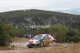 Sebastien Ogier (FRA) / Julien Ingrassia (FRA) Toyota Gazoo Racing WRT, Toyota Yaris WRC. 09-12.06.2021. FIA World Rally Championship, Rd 9, Acropolis Rally Greece, Athens, Greece. Shakedown.