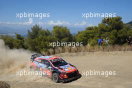 Dani Sordo (ESP) / Borja Rozada (ESP) Hyundai Shell Mobis WRT, Hyundai i20 Coupe WRC. 09-12.06.2021. FIA World Rally Championship, Rd 9, Acropolis Rally Greece, Athens, Greece.