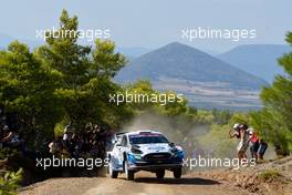 Gus Greensmith (GBR) / Chris Patterson (IRE), M-Sport Ford WRT, Ford Fiesta WRC. 09-12.06.2021. FIA World Rally Championship, Rd 9, Acropolis Rally Greece, Athens, Greece.