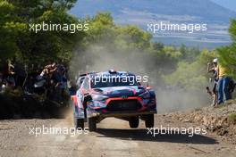 Pierre-Louis Loubet (FRA) / Florian Haut-Labourdette (FRA) Hyundai i20 Coupe WRC. 09-12.06.2021. FIA World Rally Championship, Rd 9, Acropolis Rally Greece, Athens, Greece.