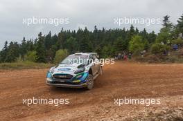 Gus Greensmith (GBR) / Chris Patterson (IRE), M-Sport Ford WRT, Ford Fiesta WRC. 09-12.09.2021. FIA World Rally Championship, Rd 9, Acropolis Rally Greece, Athens, Greece.