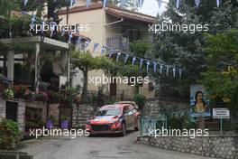 Ott Tanak (EST) / Martin Jarveoja (EST) Hyundai Shell Mobis WRT, Hyundai i20 Coupe WRC. 09-12.09.2021. FIA World Rally Championship, Rd 9, Acropolis Rally Greece, Athens, Greece.