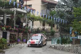 Sebastien Ogier (FRA) / Julien Ingrassia (FRA) Toyota Gazoo Racing WRT, Toyota Yaris WRC. 09-12.09.2021. FIA World Rally Championship, Rd 9, Acropolis Rally Greece, Athens, Greece.