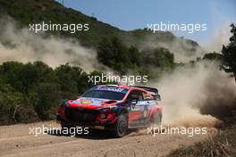 8, Ott Tanak, Martin Jarveoja, Hyundai Shell Mobis WRT, Hyundai i20 Coupe WRC.  03-06.06.2021. FIA World Rally Championship, Rd 5, Rally Italia Sardegna, Italy.