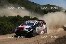18, Takamoto Katsuta, Daniel Barritt, Toyota Gazoo Racing WRT, Toyota Yaris WRC.  03-06.06.2021. FIA World Rally Championship, Rd 5, Rally Italia Sardegna, Italy.