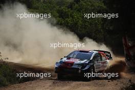 18, Takamoto Katsuta, Daniel Barritt, Toyota Gazoo Racing WRT, Toyota Yaris WRC. 03-06.06.2021. FIA World Rally Championship, Rd 5, Rally Italia Sardegna, Italy.