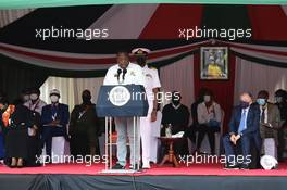 Uhuru Kenyatta (KEN) Kenya President. 23-27.06.2021. FIA World Rally Championship, Rd 6, Safari Rally Kenya, Nairobi, Kenya.
