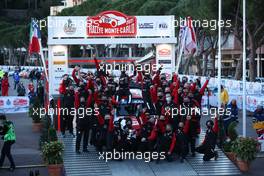 1st place 1, Sebastien Ogier, Julien Ingrassia, Toyota Gazoo Racing WRT, Toyota Yaris WRC.  21-24.01.2021. FIA World Rally Championship, Rd 1, Rally Monte Carlo, Monaco, Monte-Carlo.