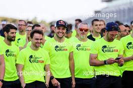 Drivers at the Red Bull World Run  29.04.2022, DTM Round 1, Portimão, Portugal, Friday