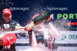 Podium: Race winner Nico Müller (SUI), Team Rosberg Audi R8 01.05.2022, DTM Round 1, Portimão, Portugal, Sunday