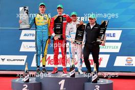 Luca Stolz (GER) (Mercedes-AMG Team HRT  - Mercedes-AMG), Sheldon van der Linde (RSA), (Schubert Motorsport - BMW M4) , Lucas Auer (AT), (Mercedes-AMG Team WINWARD - Mercedes-AMG) 21.05.2022, DTM Round 2, Lausitzring, Germany, Saturday