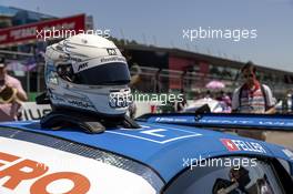 Helmet of Ricardo Feller (SUI), Team ABT Sportsline Audi R8 19.06.2022, DTM Round 3, Imola, Italy, Sunday