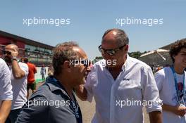Ricardo Patrese, Gerhard Berger (AUT), ITR Chairman 19.06.2022, DTM Round 3, Imola, Italy, Sunday