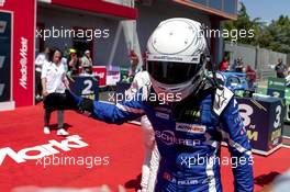 Race winner Ricardo Feller (SUI), Team ABT Sportsline Audi R8 19.06.2022, DTM Round 3, Imola, Italy, Sunday