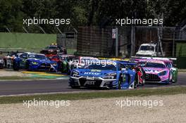 Start, Ricardo Feller (SUI), Team ABT Sportsline Audi R8  leads 19.06.2022, DTM Round 3, Imola, Italy, Sunday