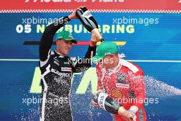 Sheldon van der Linde (RSA), (Schubert Motorsport - BMW M4)  und Kelvin van der Linde (RSA) (ABT Sportsline - Audi R8 LMS)  27.08.2022, DTM Round 5, Nürburgring, Germany, Saturday