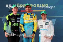 Dennis Olsen (BEL) (SSR Performance - Porsche 911),Luca Stolz (GER) (Mercedes-AMG Team HRT  - Mercedes-AMG) und Lucas Auer (AT), (Mercedes-AMG Team WINWARD - Mercedes-AMG) 28.08.2022, DTM Round 5, Nürburgring, Germany, Sunday