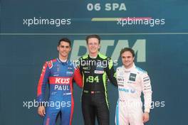 Thomas Preining (AUT) (KÜS Team Bernhard - Porsche 911), Dennis Olsen (BEL) (SSR Performance - Porsche 911) und Lucas Auer (AT), (Mercedes-AMG Team WINWARD - Mercedes-AMG) 10.09.2022, DTM Round 6, Spa-Francorchamps, Belgium, Saturday