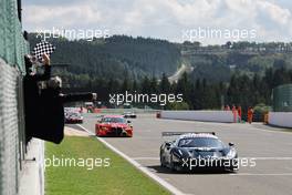 Zieldurchfahrt Nick Cassidy (NZL) (Red Bull AlphaTauri AF Corse - Ferrari 488)  11.09.2022, DTM Round 6, Spa-Francorchamps, Belgium, Sunday