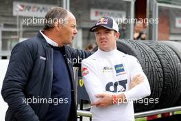 Gerhard Berger (DTM-Chef) und #Nick Cassidy (NZL) (Red Bull AlphaTauri AF Corse - Ferrari 488)  11.09.2022, DTM Round 6, Spa-Francorchamps, Belgium, Sunday