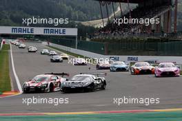 Rene Rast (GER) (Team ABT - Audi R8)   und Nick Cassidy (NZL) (Red Bull AlphaTauri AF Corse - Ferrari 488)  11.09.2022, DTM Round 6, Spa-Francorchamps, Belgium, Sunday