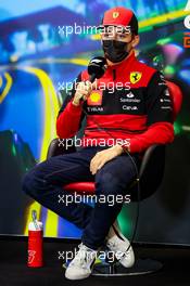 Charles Leclerc (MON) Ferrari in the FIA Press Conference. 08.04.2022. Formula 1 World Championship, Rd 3, Australian Grand Prix, Albert Park, Melbourne, Australia, Practice Day.