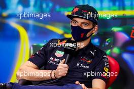 Max Verstappen (NLD) Red Bull Racing in the FIA Press Conference. 08.04.2022. Formula 1 World Championship, Rd 3, Australian Grand Prix, Albert Park, Melbourne, Australia, Practice Day.