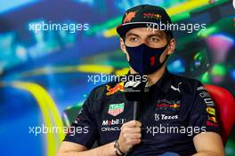 Max Verstappen (NLD) Red Bull Racing in the FIA Press Conference. 08.04.2022. Formula 1 World Championship, Rd 3, Australian Grand Prix, Albert Park, Melbourne, Australia, Practice Day.