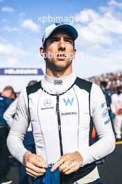 Nicholas Latifi (CDN) Williams Racing on the grid. 10.04.2022. Formula 1 World Championship, Rd 3, Australian Grand Prix, Albert Park, Melbourne, Australia, Race Day.