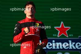 1st place Charles Leclerc (MON) Ferrari. 10.04.2022. Formula 1 World Championship, Rd 3, Australian Grand Prix, Albert Park, Melbourne, Australia, Race Day.