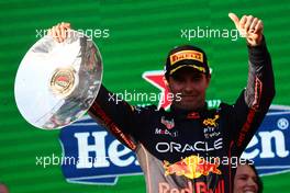 2nd place Sergio Perez (MEX) Red Bull Racing. 10.04.2022. Formula 1 World Championship, Rd 3, Australian Grand Prix, Albert Park, Melbourne, Australia, Race Day.
