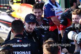 3rd place George Russell (GBR) Mercedes AMG F1. 10.04.2022. Formula 1 World Championship, Rd 3, Australian Grand Prix, Albert Park, Melbourne, Australia, Race Day.