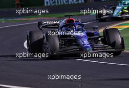 Alexander Albon (THA) Williams Racing FW44. 10.04.2022. Formula 1 World Championship, Rd 3, Australian Grand Prix, Albert Park, Melbourne, Australia, Race Day.