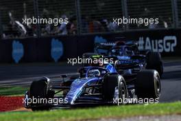 Nicholas Latifi (CDN) Williams Racing FW44. 10.04.2022. Formula 1 World Championship, Rd 3, Australian Grand Prix, Albert Park, Melbourne, Australia, Race Day.