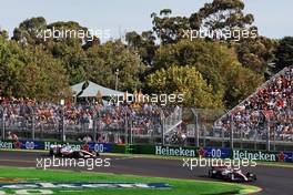 Guanyu Zhou (CHN) Alfa Romeo F1 Team C42. 10.04.2022. Formula 1 World Championship, Rd 3, Australian Grand Prix, Albert Park, Melbourne, Australia, Race Day.