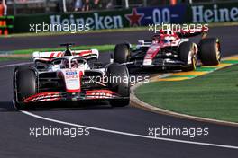 Kevin Magnussen (DEN) Haas VF-22. 10.04.2022. Formula 1 World Championship, Rd 3, Australian Grand Prix, Albert Park, Melbourne, Australia, Race Day.