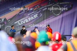 Oscar Piastri (AUS), Alpine F1 Team Esteban Ocon (FRA), Alpine F1 Team and Fernando Alonso (ESP), Alpine F1 Team  09.04.2022. Formula 1 World Championship, Rd 3, Australian Grand Prix, Albert Park, Melbourne, Australia, Qualifying Day.