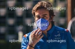 Fernando Alonso (ESP) Alpine F1 Team. 10.04.2022. Formula 1 World Championship, Rd 3, Australian Grand Prix, Albert Park, Melbourne, Australia, Race Day.