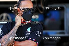 Lewis Hamilton (GBR) Mercedes AMG F1. 07.04.2022. Formula 1 World Championship, Rd 3, Australian Grand Prix, Albert Park, Melbourne, Australia, Preparation Day.