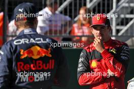 Charles Leclerc (MON) Ferrari in parc ferme. 08.07.2022. Formula 1 World Championship, Rd 11, Austrian Grand Prix, Spielberg, Austria, Qualifying Day.