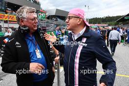 Otmar Szafnauer (USA) Alpine F1 Team, Team Principal with Andreas Weissenbacher, BWT Chief Executive Officer. 10.07.2022. Formula 1 World Championship, Rd 11, Austrian Grand Prix, Spielberg, Austria, Race Day.