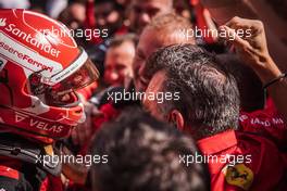 Race winner Charles Leclerc (MON) Ferrari celebrates with the team in parc ferme. 10.07.2022. Formula 1 World Championship, Rd 11, Austrian Grand Prix, Spielberg, Austria, Race Day.