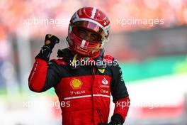 Race winner Charles Leclerc (MON) Ferrari celebrates in parc ferme. 10.07.2022. Formula 1 World Championship, Rd 11, Austrian Grand Prix, Spielberg, Austria, Race Day.