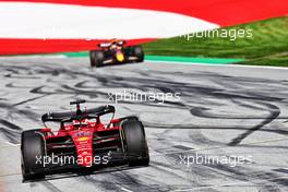 Race winner Charles Leclerc (MON) Ferrari F1-75 celebrates at the end of the race. 10.07.2022. Formula 1 World Championship, Rd 11, Austrian Grand Prix, Spielberg, Austria, Race Day.