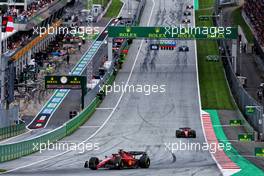 Charles Leclerc (MON) Ferrari F1-75. 10.07.2022. Formula 1 World Championship, Rd 11, Austrian Grand Prix, Spielberg, Austria, Race Day.