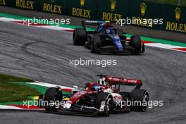 Valtteri Bottas (FIN) Alfa Romeo F1 Team C42. 10.07.2022. Formula 1 World Championship, Rd 11, Austrian Grand Prix, Spielberg, Austria, Race Day.