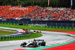 Lewis Hamilton (GBR) Mercedes AMG F1 W13. 10.07.2022. Formula 1 World Championship, Rd 11, Austrian Grand Prix, Spielberg, Austria, Race Day.
